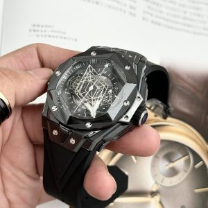 Đồng Hồ Hublot Nam Rep 11 Big Bang Unico Black Ceramic BBF 45mm (1)