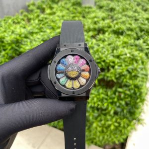 Đồng Hồ Hublot Nam Rep 1:1 Takashi Murakami Rainbow Ceramic 42mm (1)