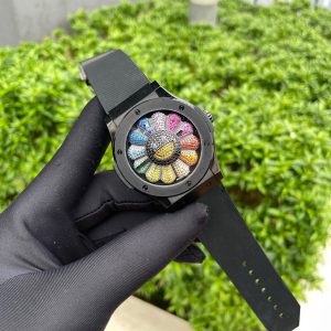 Đồng Hồ Hublot Nam Rep 1:1 Takashi Murakami Rainbow Ceramic 42mm (1)