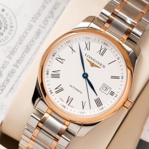 Đồng Hồ Longines Master Collection L2.628.5.11.7 Demi Vàng Hồng (1)