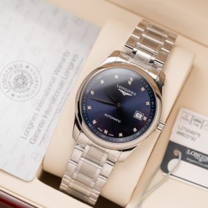 Đồng Hồ Nam Longines Lyre L4.961.4.92.6 Mặt Xanh 40mm (1)