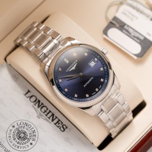 Đồng Hồ Nam Longines Lyre L4.961.4.92.6 Mặt Xanh 40mm (1)