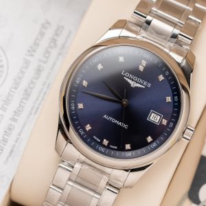 Đồng Hồ Nam Longines Lyre L4.961.4.92.6 Mặt Xanh 40mm (1)