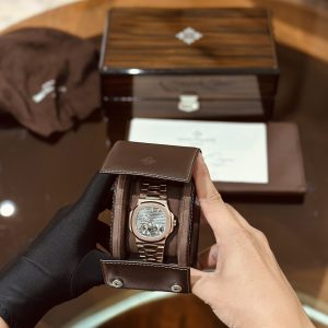 Đồng Hồ Patek Philippe Nautilus 5712R Chế Tác Bọc Vàng Hồng GRF 40mm (1)