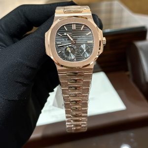 Đồng Hồ Patek Philippe Nautilus 5712R Chế Tác Bọc Vàng Hồng GRF 40mm (1)