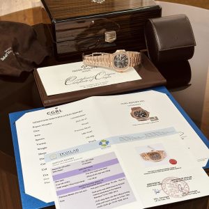 Đồng Hồ Patek Philippe Nautilus 5712R Chế Tác Bọc Vàng Hồng GRF 40mm (1)