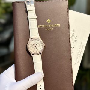 Đồng Hồ Patek Philippe Replica Complications 4947R Dây Da Trắng 38mm (17)