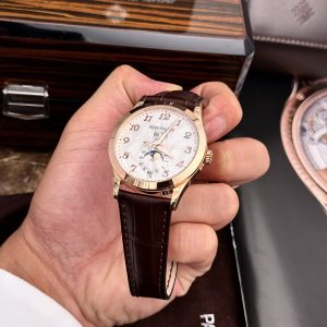Đồng Hồ Patek Philippe Replica Complications 5396R Nam Dây Da Nâu (5)