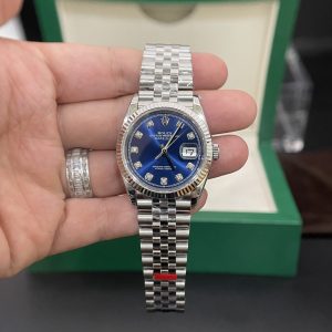 Đồng Hồ Rolex DateJust 126234 Mặt Số Xanh Blue Nhà Máy VS 36mm (1)