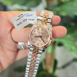 Đồng Hồ Rolex DateJust Nữ Bọc Vàng Dây Demi Nhà Máy GM Tốt Nhất (1)