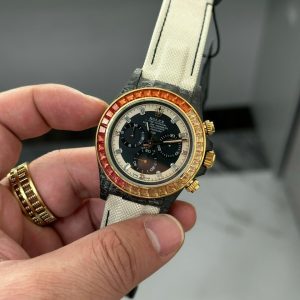 Đồng Hồ Rolex Daytona Nam Đính Đá Vỏ Carbon Siêu Nhẹ DIW 40mm (2)