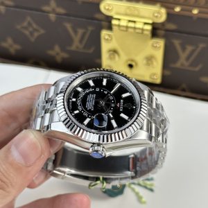 Đồng Hồ Rolex Rep 1:1 Sky Dweller 326934 Mặt Đen Dây Jubilee 42mm (3)