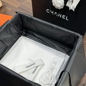 Túi Xách Chanel Classic Nữ Màu Đen Khoá Bạc Siêu Cấp 25cm (2)