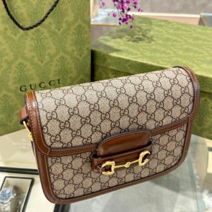 Túi Xách Gucci 1955 Horsebit Shoulder Bag Like Auth 25cmm (1)
