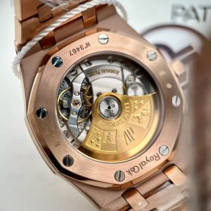 Đồng Hồ Audemars Piguet Chế Tác Royal Oak 15450 Mặt Trắng IP Factory 37mm (1)