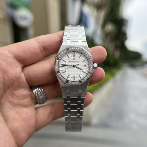 Đồng Hồ Audemars Piguet Royal Oak Chế Tác Dây Kim Loại Nữ 34mm (1)