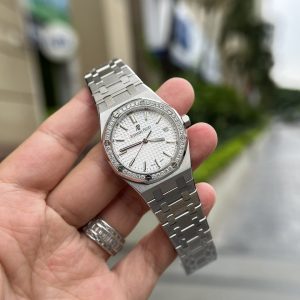 Đồng Hồ Audemars Piguet Royal Oak Chế Tác Dây Kim Loại Nữ 34mm (1)