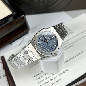 Đồng Hồ Audemars Piguet Royal Oak Replica Cao Cấp Mặt Xanh 34mm