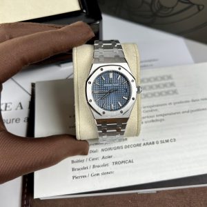 Đồng Hồ Audemars Piguet Royal Oak Replica Cao Cấp Mặt Xanh 34mm