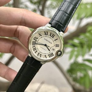 Đồng Hồ Cartier Ballon Bleu Nam Dây Da Máy Cơ Nhà Máy AF 42mm (2)