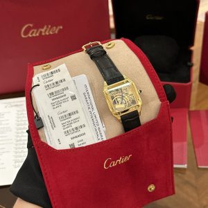 Đồng Hồ Cartier Nam Replica 11 Santos WHSA0031 Máy Pin Thuỵ Sỹ 31x43mm (2)
