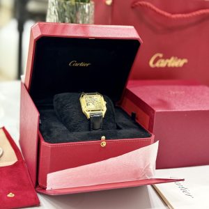 Đồng Hồ Cartier Nam Replica 11 Santos WHSA0031 Máy Pin Thuỵ Sỹ 31x43mm (2)