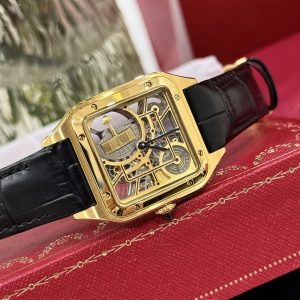 Đồng Hồ Cartier Nam Replica 11 Santos WHSA0031 Máy Pin Thuỵ Sỹ 31x43mm (2)