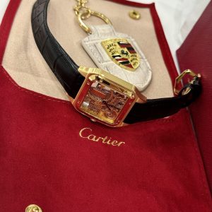 Đồng Hồ Cartier Nam Replica 11 Santos WHSA0031 Máy Pin Thuỵ Sỹ 31x43mm (2)