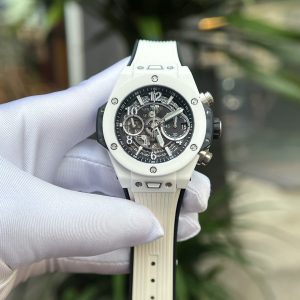 Đồng Hồ Hublot Big Bang Unico Gốm Trắng Nhà Máy BBF 42mm (1)