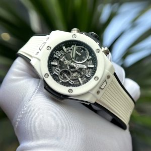 Đồng Hồ Hublot Big Bang Unico Gốm Trắng Nhà Máy BBF 42mm (1)