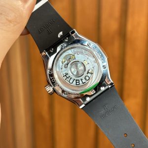 Đồng Hồ Hublot Orlinski Độ Kim Cương Moissanite Demi Màu Đen 40mm (1)