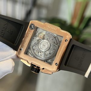 Đồng Hồ Hublot Square Bang King Gold Độ Kim Cương Moissanite BBF 42mm (2)