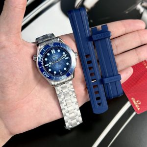 Đồng Hồ Omega Chế Tác Seamaster Summer Blue Nhà Máy VS 42mm
