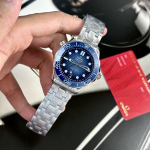Đồng Hồ Omega Chế Tác Seamaster Summer Blue Nhà Máy VS 42mm