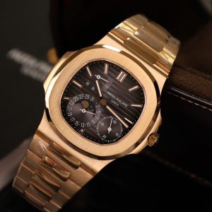 Đồng Hồ Patek Philippe Chế Tác Nautilus 5712 Bọc Vàng Thật Full Chức Năng PPF 40mm (12)