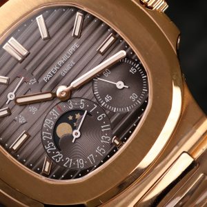 Đồng Hồ Patek Philippe Chế Tác Nautilus 5712 Bọc Vàng Thật Full Chức Năng PPF 40mm (12)
