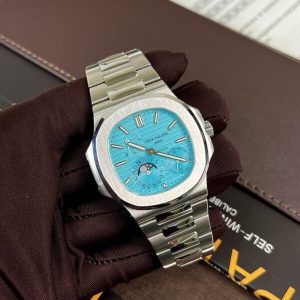 Đồng Hồ Patek Philippe Nautilus 5712 Tiffany & Co Replica 11 Dây Kim Loại 40mm (2)
