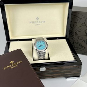 Đồng Hồ Patek Philippe Nautilus 5712 Tiffany & Co Replica 11 Dây Kim Loại 40mm (2)