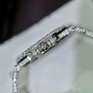 Đồng Hồ Patek Philippe Nautilus 5719 Đính Full Kim Cương Nhân Tạo Moissanite 40mm (1)