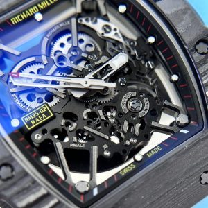 Đồng Hồ Richard Mille Chế Tác RM35-02 Vỏ Full Carbon Màu Xanh Dương BBR 44mm (2)