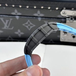 Đồng Hồ Richard Mille Chế Tác RM35-02 Vỏ Full Carbon Màu Xanh Dương BBR 44mm (2)