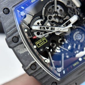 Đồng Hồ Richard Mille Chế Tác RM35-02 Vỏ Full Carbon Màu Xanh Dương BBR 44mm (2)