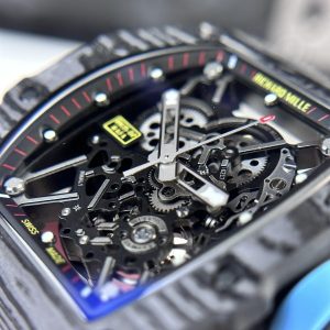 Đồng Hồ Richard Mille Chế Tác RM35-02 Vỏ Full Carbon Màu Xanh Dương BBR 44mm (2)