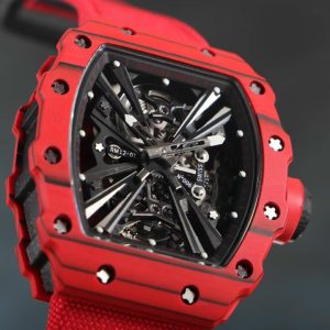 Đồng Hồ Richard Mille Nam Rep 11 RM12-01 Tourbillon Màu Đỏ 40mm (2)