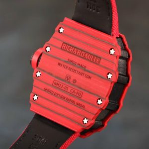 Đồng Hồ Richard Mille Nam Rep 11 RM12-01 Tourbillon Màu Đỏ 40mm (2)