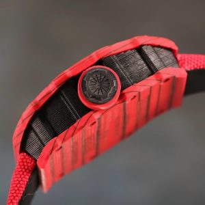 Đồng Hồ Richard Mille Nam Rep 11 RM12-01 Tourbillon Màu Đỏ 40mm (2)