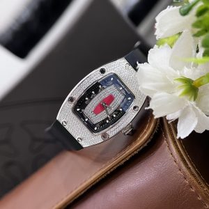 Đồng Hồ Richard Mille RM007 Rep 11 Nữ Dây Cao Su Đính Đá 36mm (1)