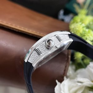 Đồng Hồ Richard Mille RM007 Rep 11 Nữ Dây Cao Su Đính Đá 36mm (1)
