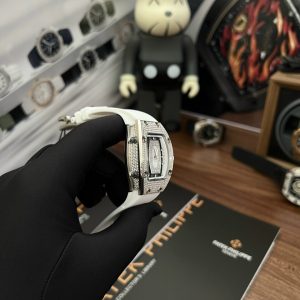 Đồng Hồ Richard Mille RM007 Rep 11 Nữ Màu Trắng Mặt Xà Cừ 36mm (1)
