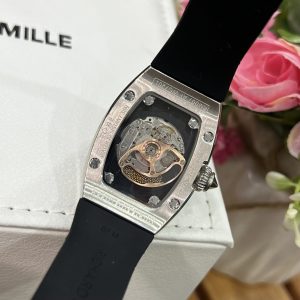 Đồng Hồ Richard Mille RM007 Replica 11 Màu Đen Nữ Đính Đá 36mm (1)